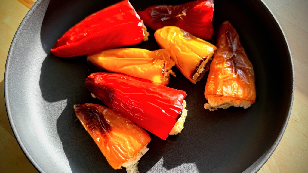 Peppers Stuffed with Cheese, Herbs and&nbsp;Tofu