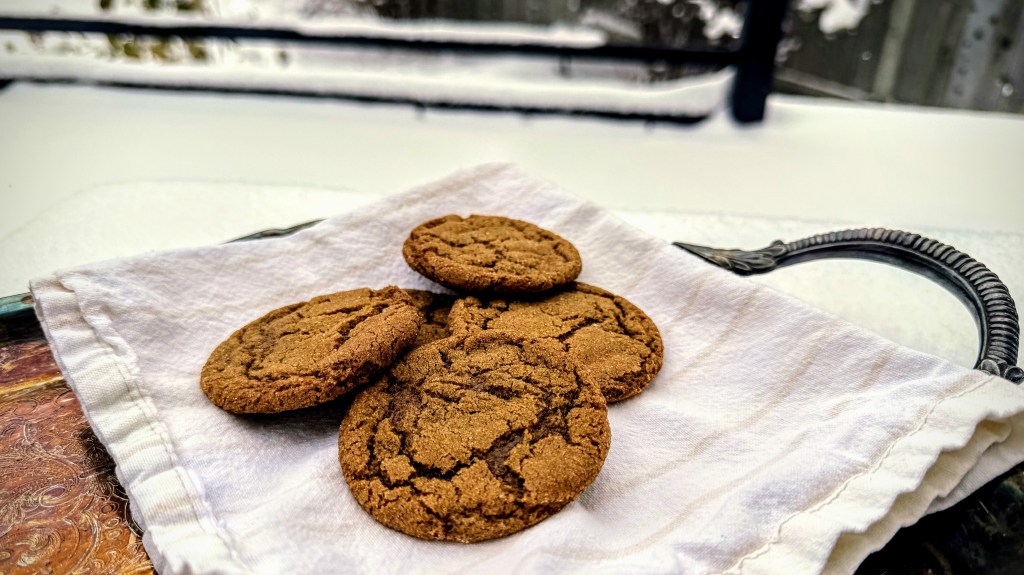 Chewy Ginger Molasses Cookies
