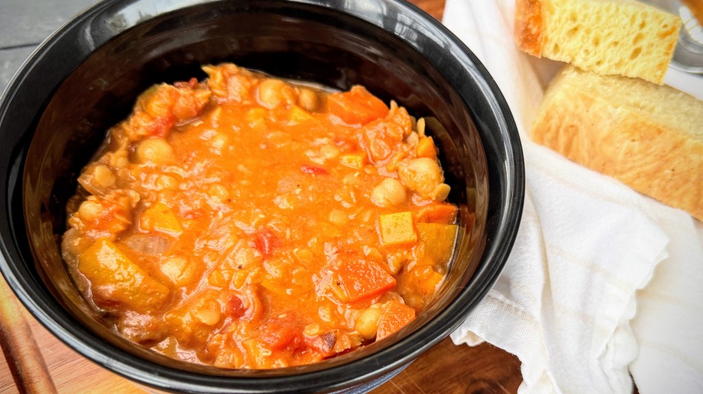 Sweet Potato, Chickpea and Peanut Butter Stew
