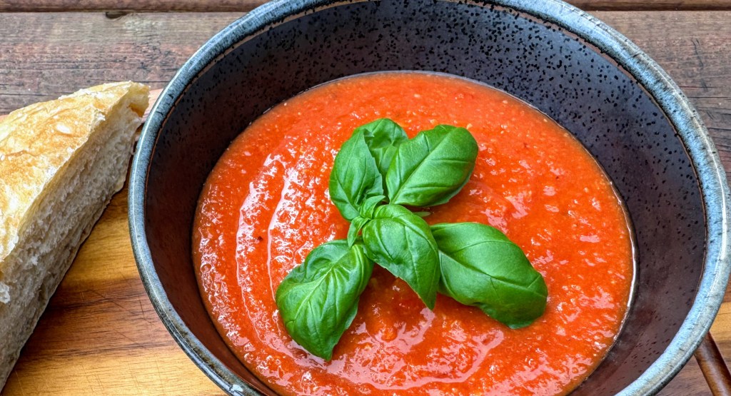 Roasted Red Pepper and Tomato Soup